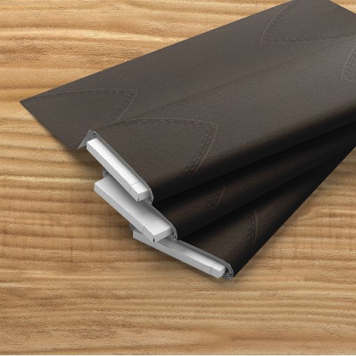 Brown Faux Leather Upholstery Fabric