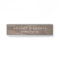 Brown faux wood grain name and title