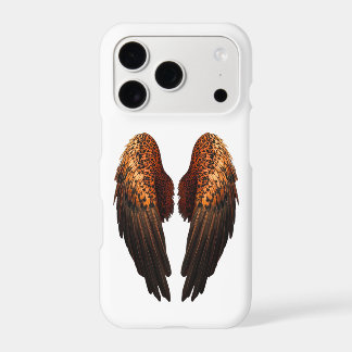 Brown Feather Angel Wings iPhone Case