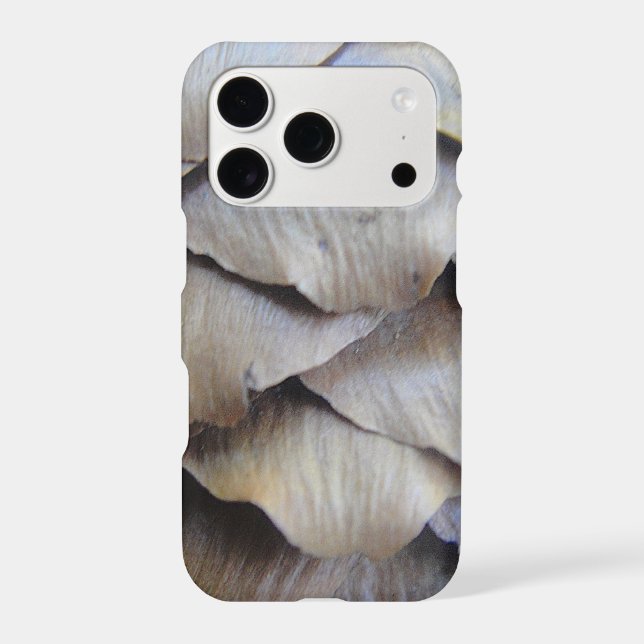 Brown fir cone pattern iphone case (Back)