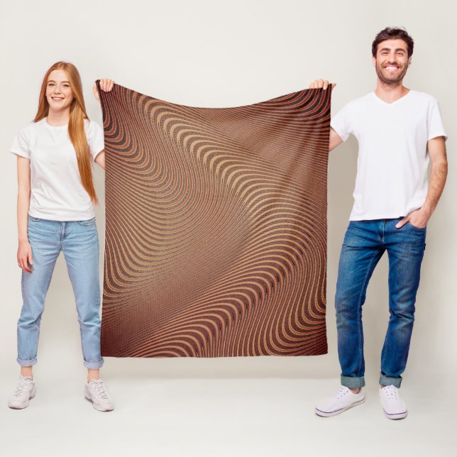Brown Fleece Blanket (In Situ)