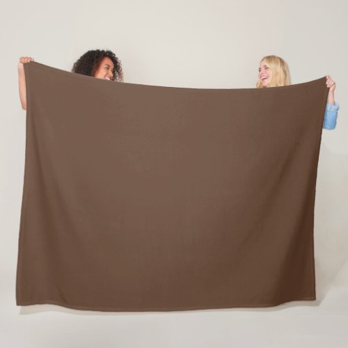 Brown Fleece Blanket