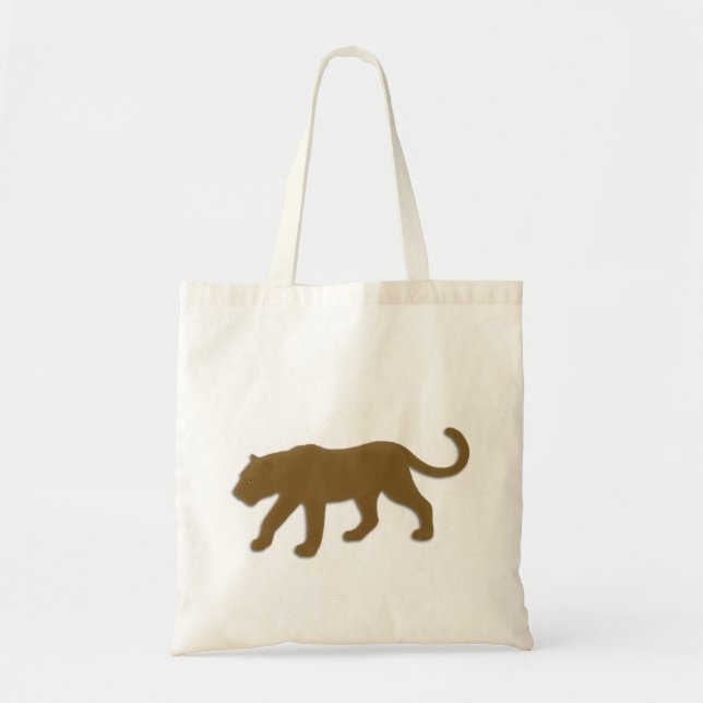 Brown Florida Panther Tote Bag (Front)