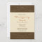 Brown florish fall custom Thanksgiving invitation