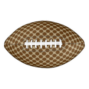 Brown Flower Ribbon by Kenneth Yoncich Football