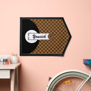 Brown Flower Ribbon by Kenneth Yoncich Pennant