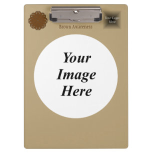 Brown Flower Ribbon Template by Kenneth Yoncich Clipboard