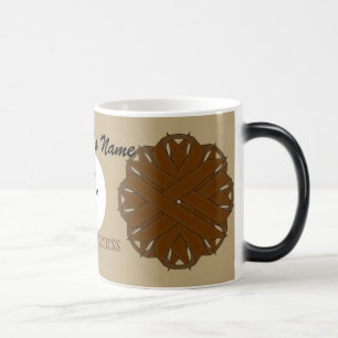 Brown Flower Ribbon Tmpl by Kenneth Yoncich Color Morph Mug