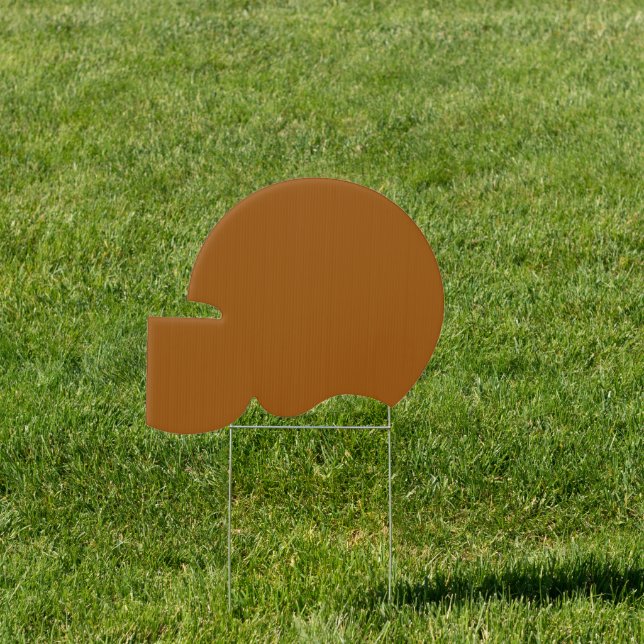 Brown Football Sign (Insitu)