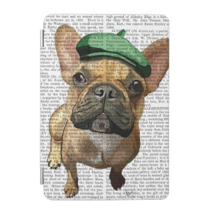 Brown French Bulldog with Green Hat 2 iPad Mini Cover