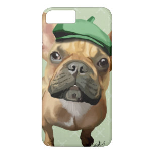 Brown French Bulldog with Green Hat iPhone 8 Plus/7 Plus Case