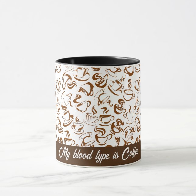 Brown Funny Coffee Mug (Center)