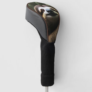 Brown Fuzzy Sloth, Golf Head Cover