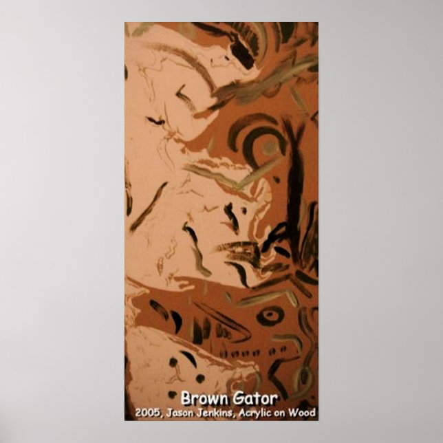 Brown Gator Poster (Front)