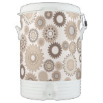 Brown Gears Beverage Cooler 