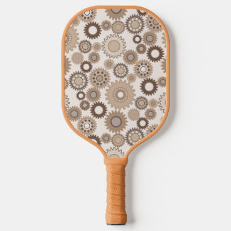 Brown Gears Pickleball Paddle