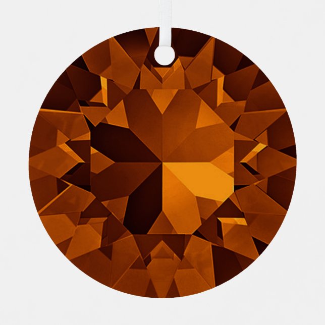 Brown Gems Ornament (Front)