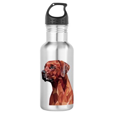 Brown Geometric Dog  