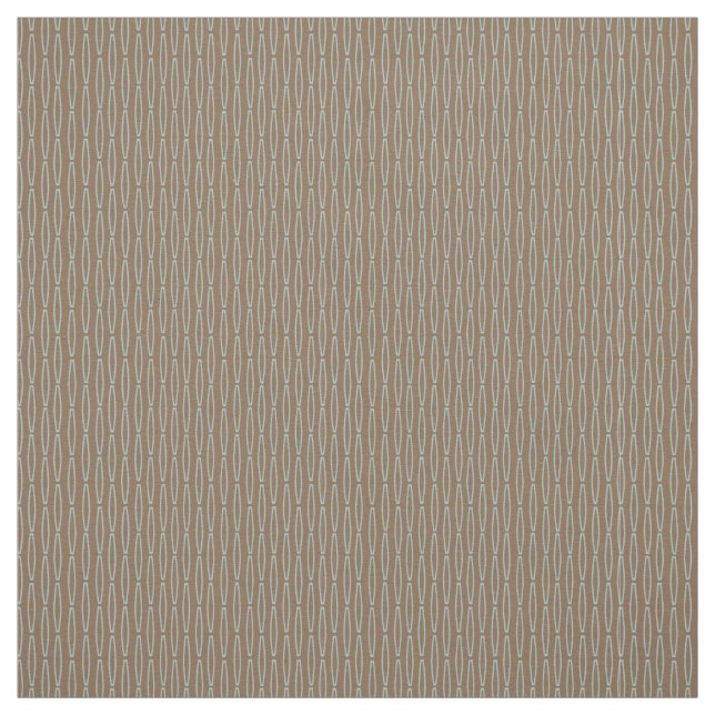 Brown Geometric Repeat  Fabric (Swatch)