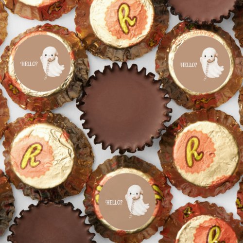 Brown Ghost Hello Phone Halloween Reese's Peanut Butter Cups