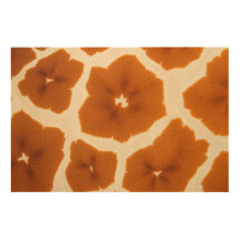 Brown Giraffe Fur Animal Print Safari Pattern