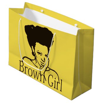 Brown Girl Gift Bag by NewNaturalHair at Zazzle
