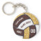 Brown, Gold and White Volleyball Party Favors