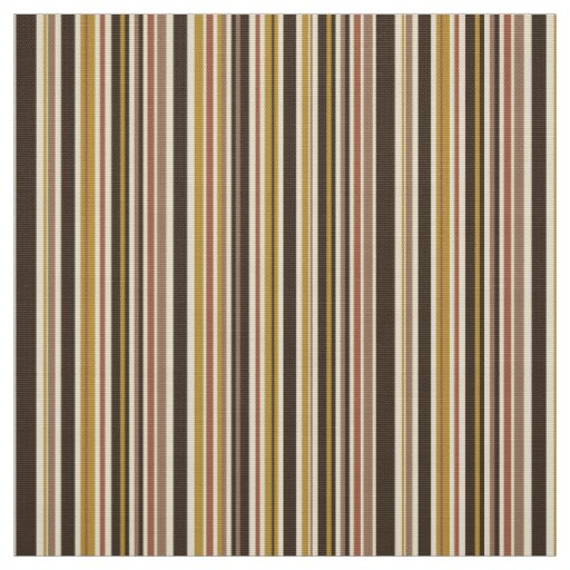 Brown Gold Stripe Coordinate for Starburst Retro Fabric