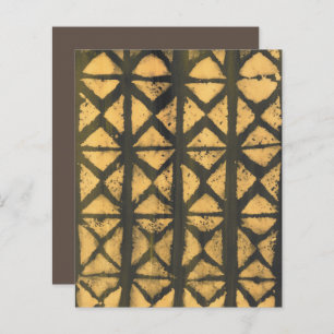 Brown Gold Tribal Mudcloth Abstract Scrapbook Pape