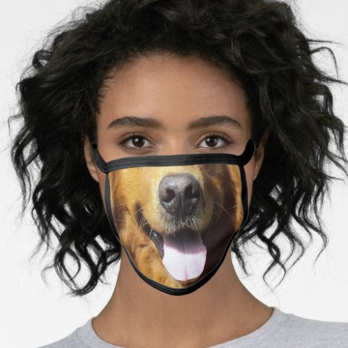 Brown Golden Retriever Dog Mouth Face Face Mask