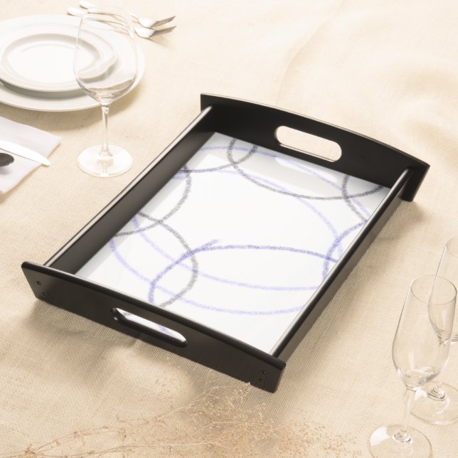 BROWN  GOOD DAY SERVING TRAY (Front)