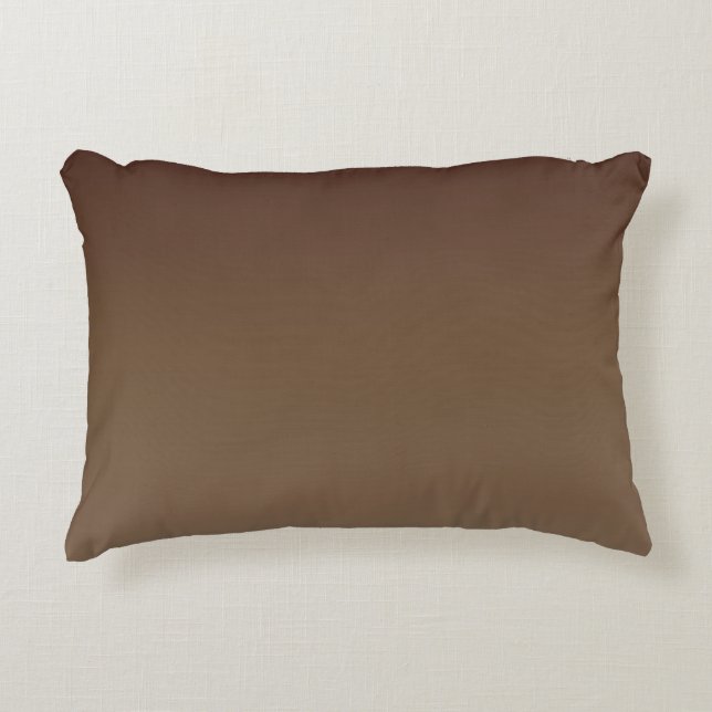 Brown Gradient Accent Pillow (Front)