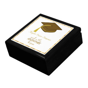 Brown Graduation Cap Gift Box