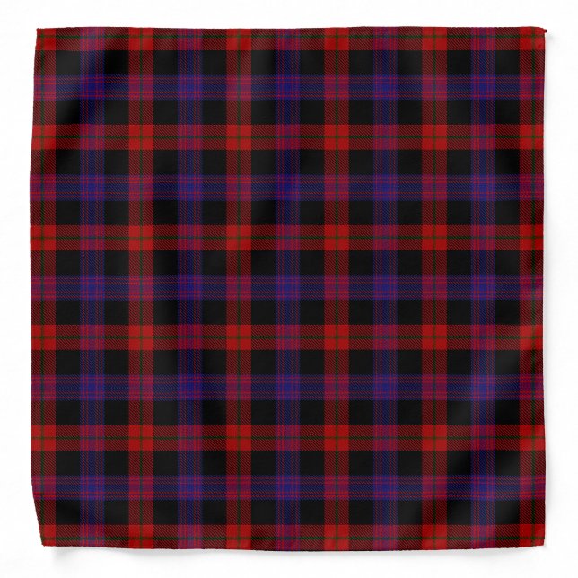 Brown Grady Tartan Bandana (Front)