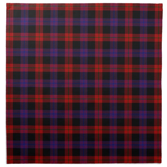 Brown Grady Tartan Cloth Napkin (Front)