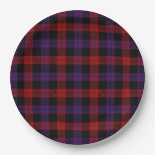 Brown Grady Tartan Paper Plates