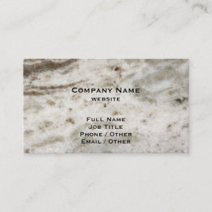 Brown Granite Business Card