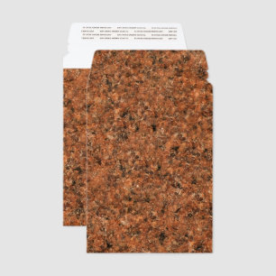 Brown Granite Stone Shipping Envelope Mailers