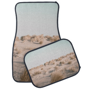 BROWN GRASS FIELD CAR FLOOR MAT