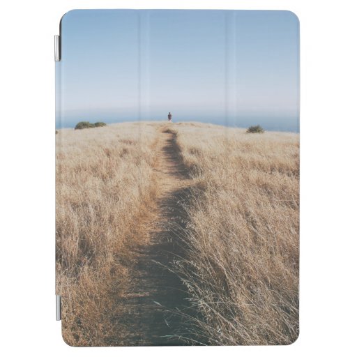 BROWN GRASS UNDER WHITE CLOUDS iPad AIR COVER