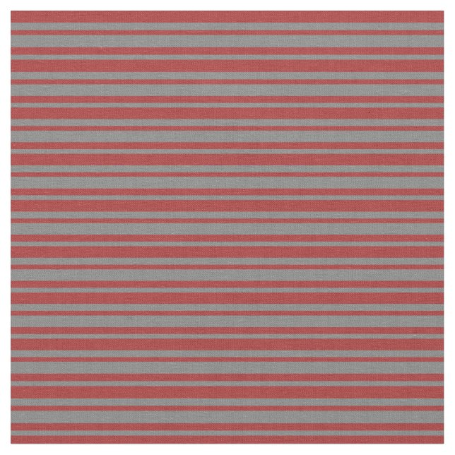 Brown & Gray Colored Stripes Pattern Fabric (Close Up)