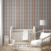 Brown Gray Modern Peel and Stick Wallpaper