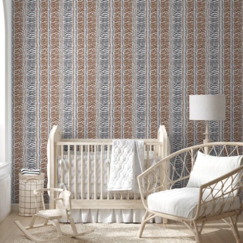Brown Gray Modern Peel and Stick Wallpaper