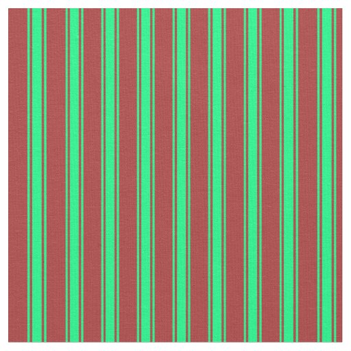 Brown & Green Colored Pattern of Stripes Fabric