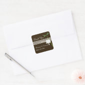 Brown Green Ivory Bleeding Heart 1.5" Sticker (Envelope)