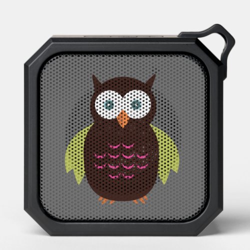 Brown  Green Owl Bluetooth Speaker