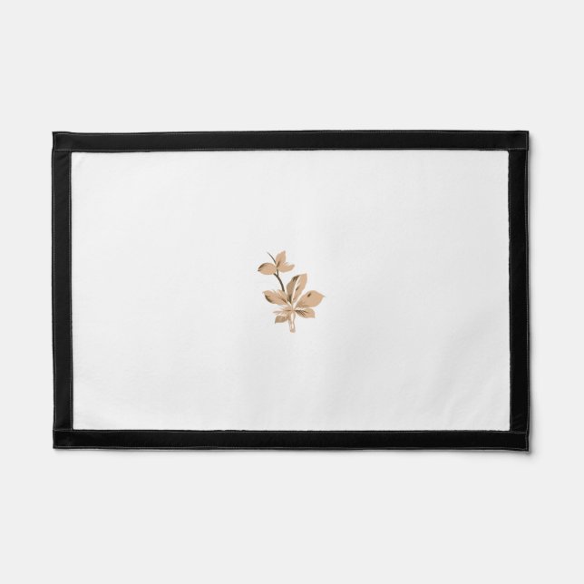 brown grey pink illustration Design Pennant (Front)