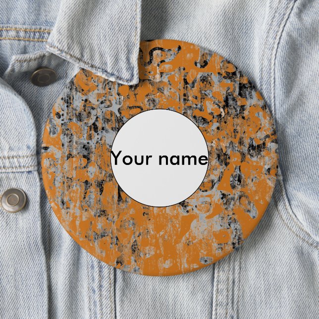 Brown grey texture button (In Situ)