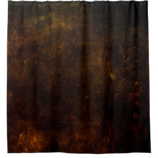 Brown grunge background, artistic dark texture, de shower curtain