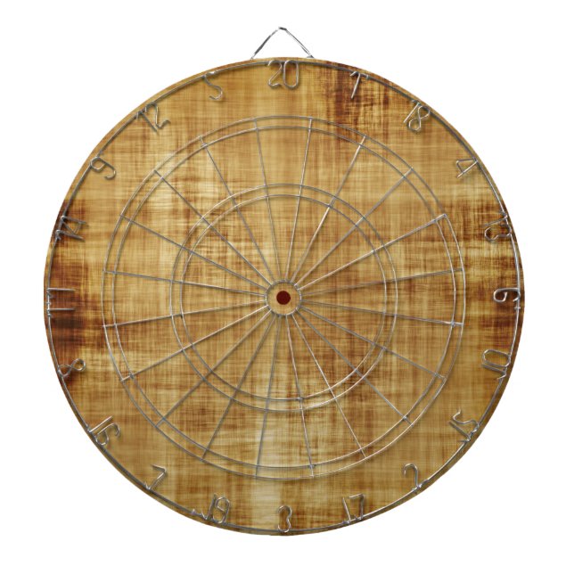 Brown Grunge Dart Board (Front)